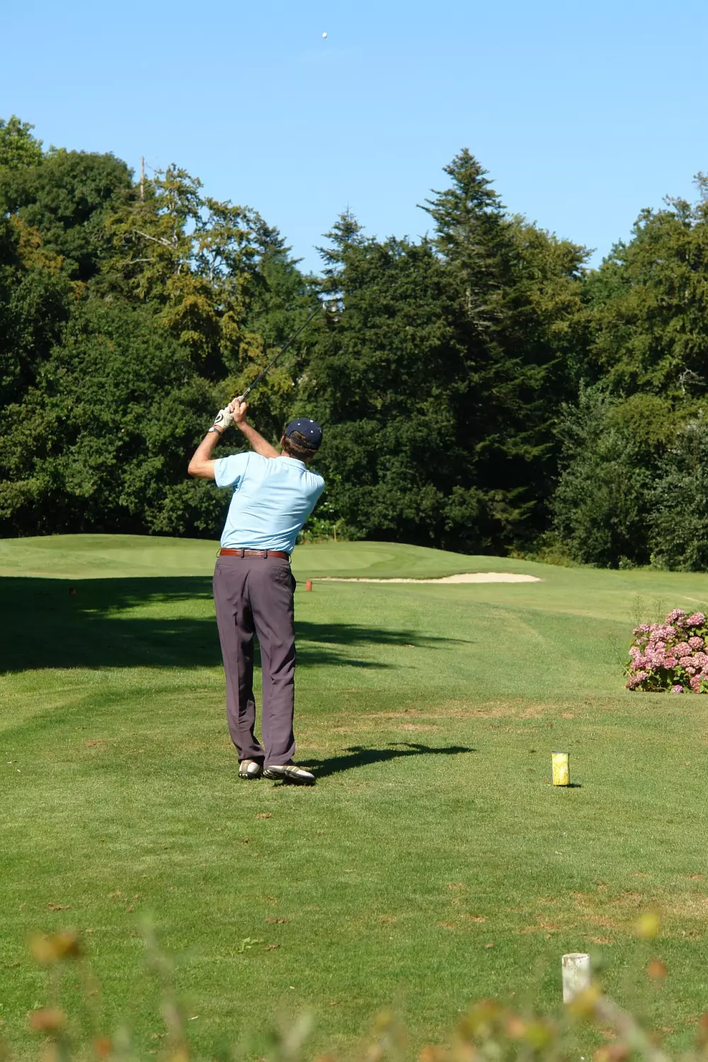Playing of hole n°7