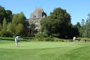 The Castle and the putting green