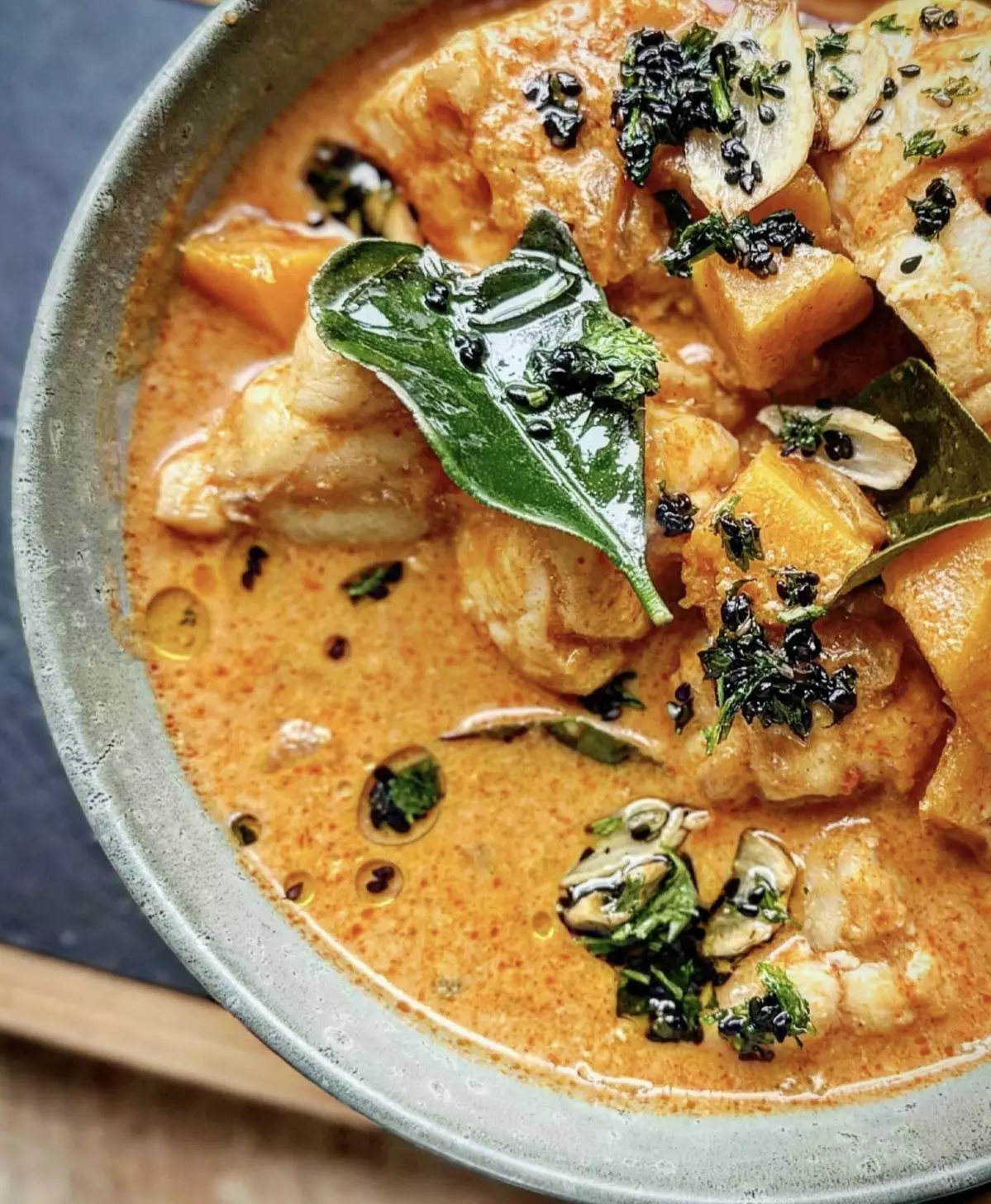 Lotte et courge butternut