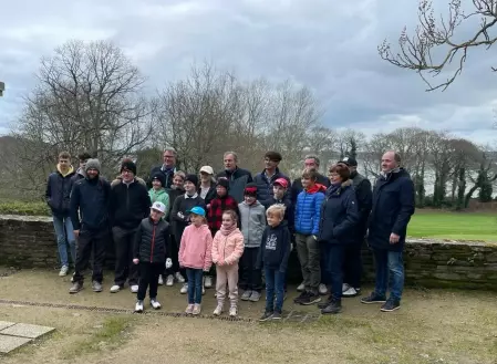 Compétition de classement pour les jeunes de l'école de golf